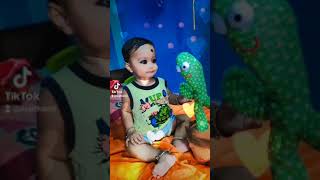 Miss Anaya Jaiswal First Time Playing With Cactus