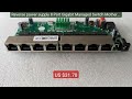 Reverse power supply 8 Port Gigabit Managed Switch Motherboard  Eth... — Top Rated 2026 | Buy Now!