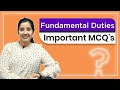 Important MCQs on Fundamental Duties | Indian Constitution