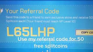 Splitgate referral 50 free splitcoins!