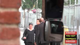 Famous Jason Bateman arrives to Jimmy Kimmel Live in Hollywood Profile