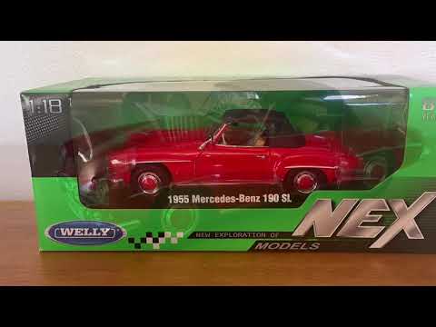 1955 Mercedes-Benz 190 SL by Welly 1:18 - YouTube