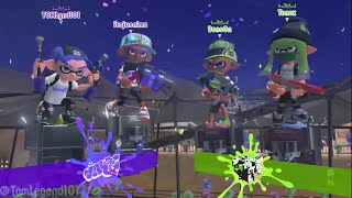 Tricolor Turf War intros from all Splatoon 3 Splatfests (as of February 2025)