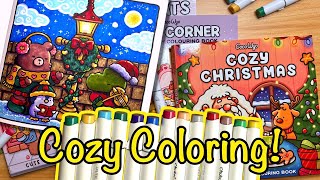 COZY CHRISTMAS ✨ with Ohuhu markers! ✨ Coco Wyo Coloring Book