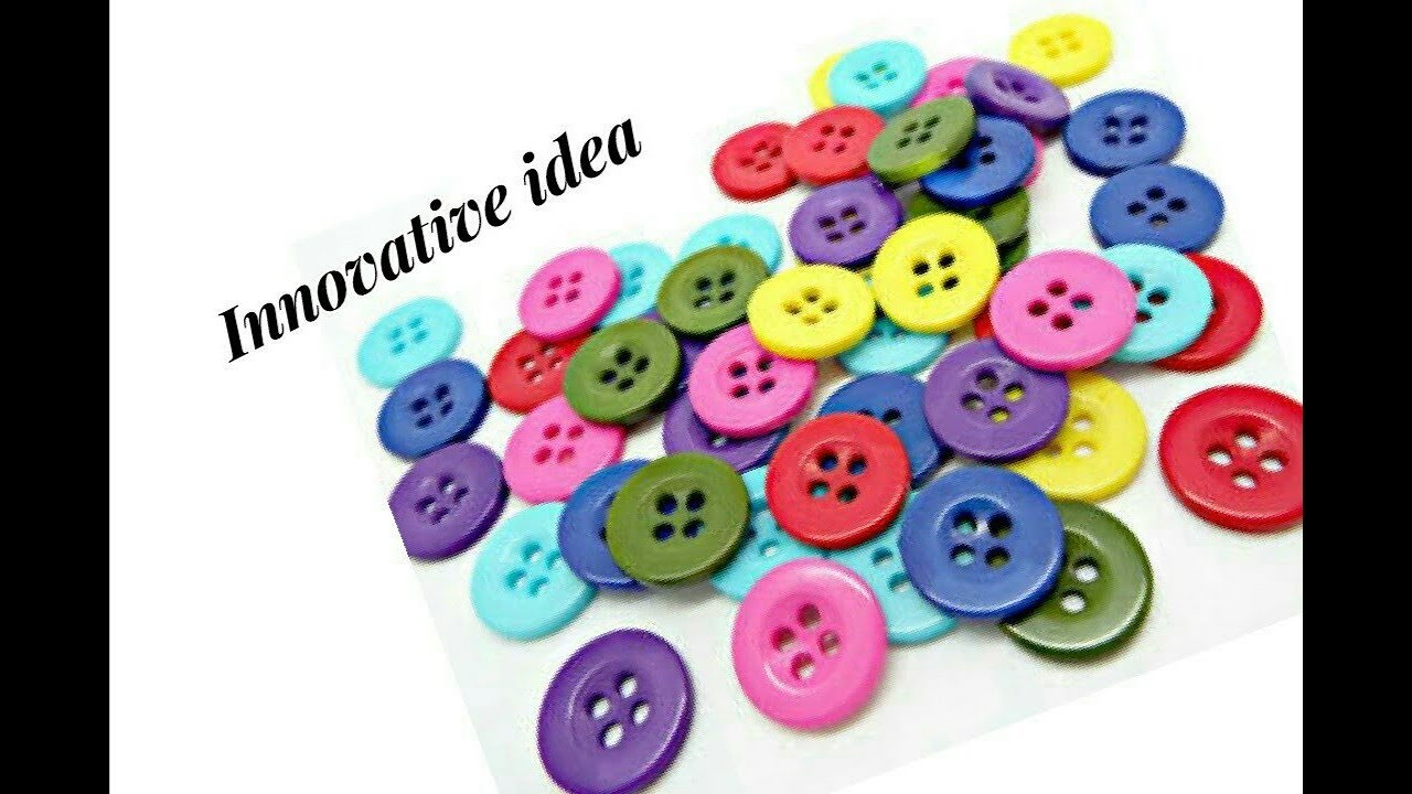 Innovative idea with buttons | jewellery tutorials
