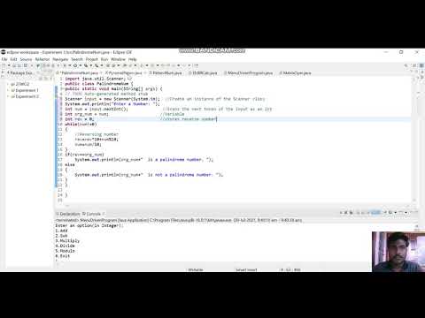 Usage of Control Statements for Logical Building | Java | OOPS