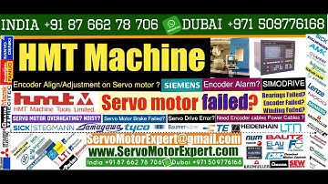 HMT India Repair Servo Motor alarms, Contoller error, Servo Drive Testing, PLC troubleshooting