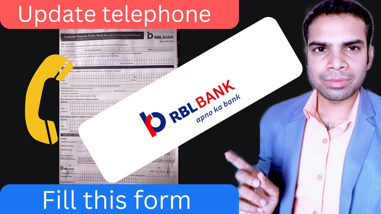 change telephone number rbl bank account | fix this problem fill form