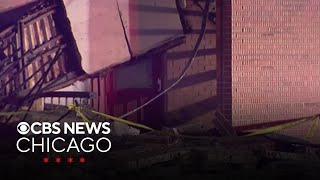 Apartment balcony collapses in St. Francis, Wisconsin