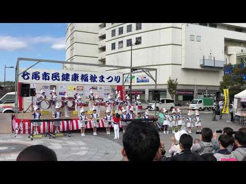 七尾みなとこども園ぞう組マーチングバンド出動