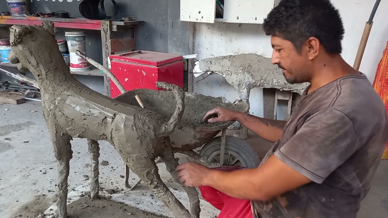 p5 como fazer um cachorro vira lata de cimento passo a passo