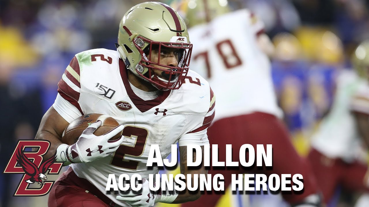 Boston College RB AJ Dillon  ACC Unsung Heroes 