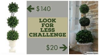 How To Make Topiary Trees/DIY Topiary Trees/Look For Less Home Decor