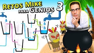 Retos Mike Para Genios 3 Qué Vaso Se Llena Primero?