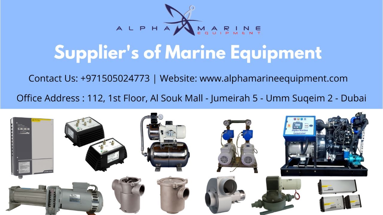 Alpha Marine Equipment Dubai Supplier's of Marine Equipment YouTube