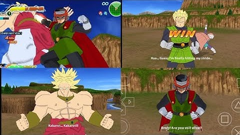 Gohan Saiyaman and Videl vs Z Broly DBZ TTT Mod Gameplay