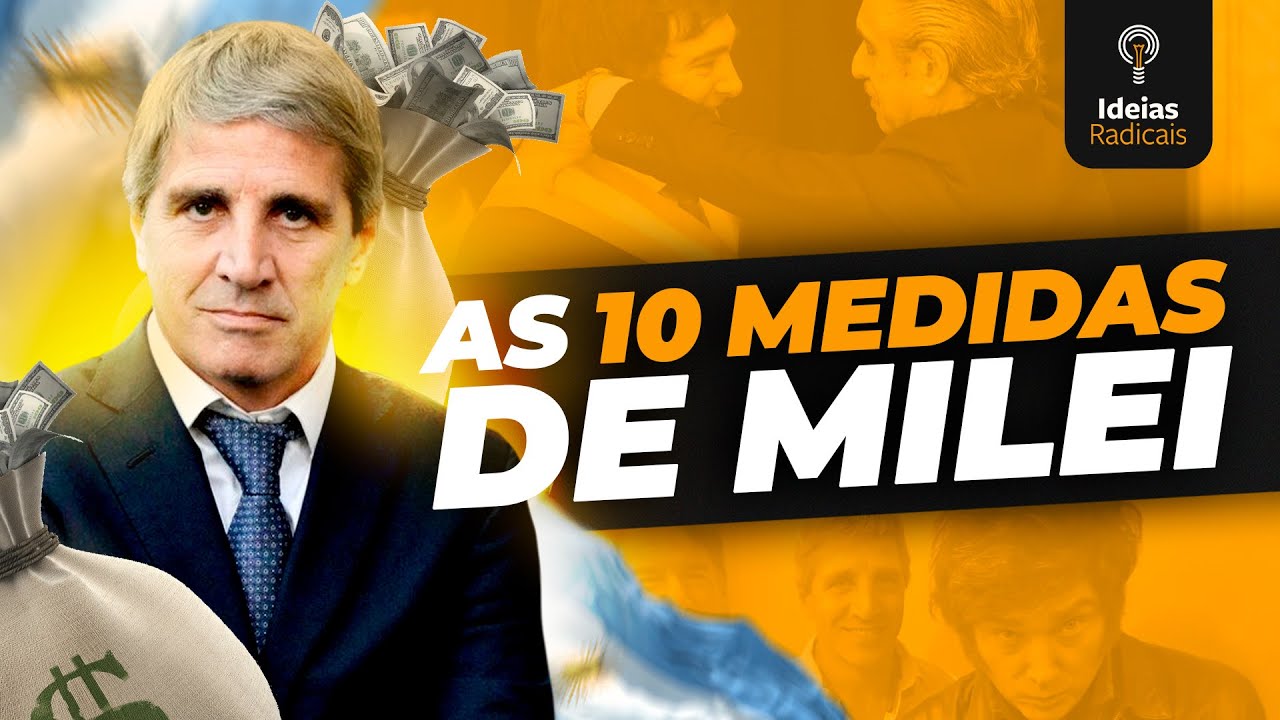 Javier Milei anuncia 10 primeiras medidas de choque