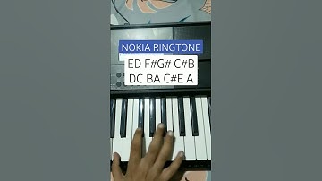 Nokia Ringtone / easy piano tutorial / #nokiaringtone #shorts #pianolessons