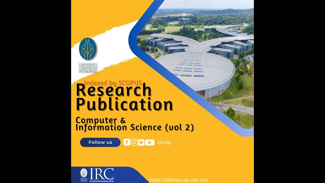 Utp Computer Science Computer & Information Science UTP Publication (vol 2) - YouTube