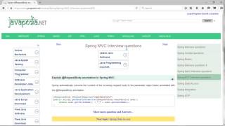 Explain @RequestBody annotation in Spring MVC. | javapedia.net