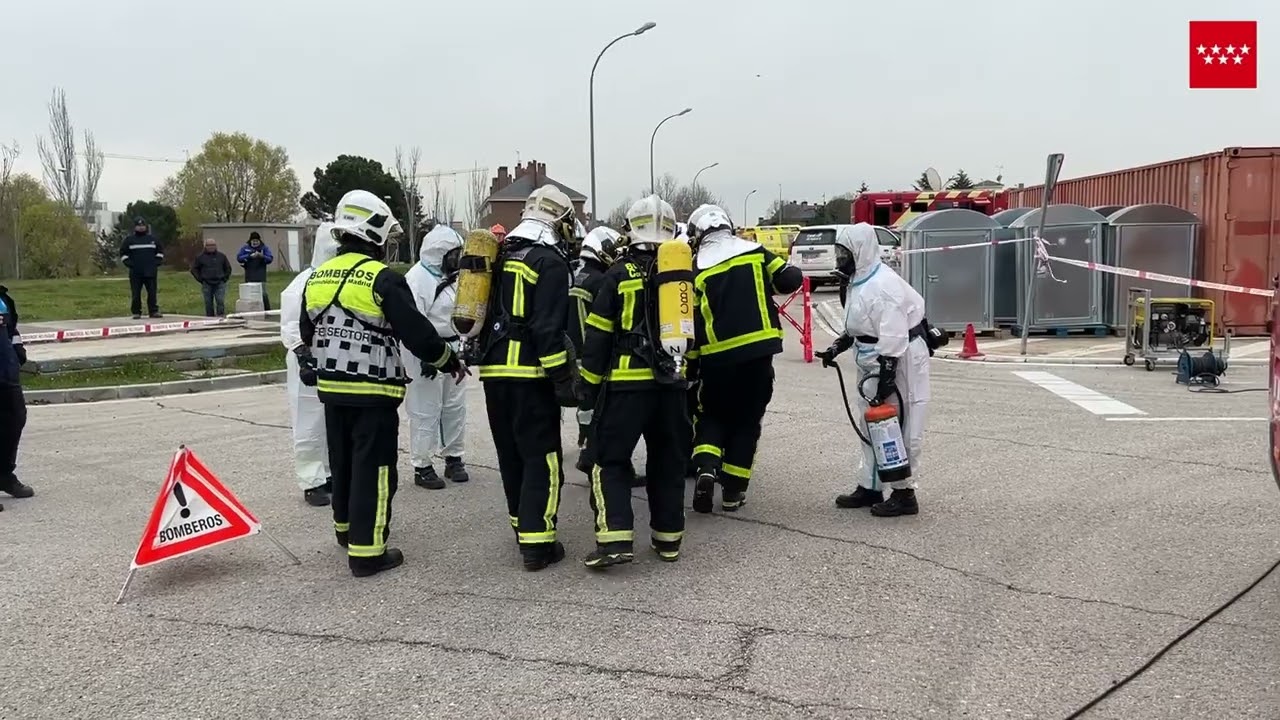 Simulacro Majadahonda escape ácido clorhídrico (II)