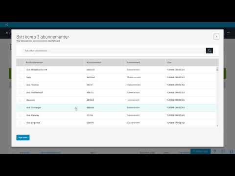 Flytte abonnement i Min Bedrift
