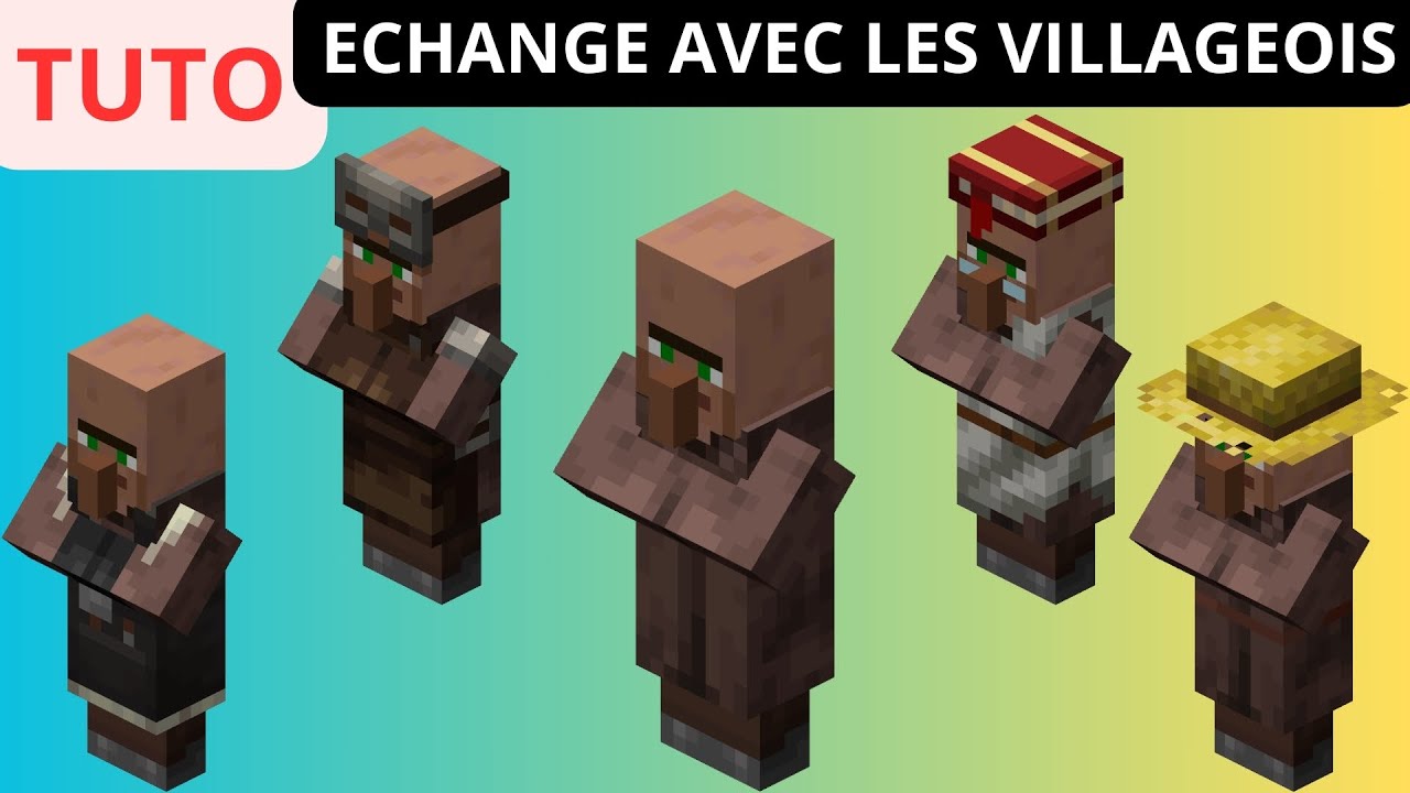 Comment Faire Un Villagois Qui Echange Rien Minecraft 1.13