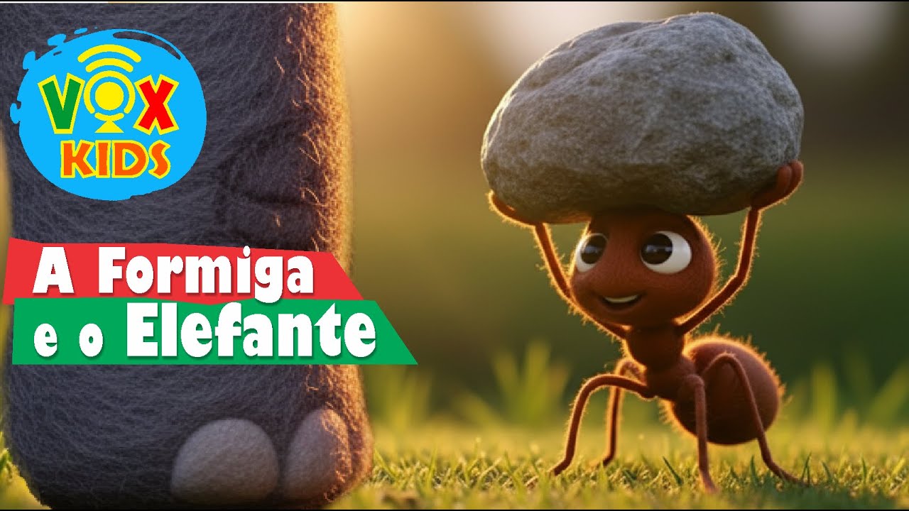 🎵 A Formiga e o Elefante | História de Amizade! Música Infantil |  🐜🐘✨