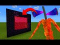 How To Make A Portal To The 3AM Siren Head Dimension in Minecraft!