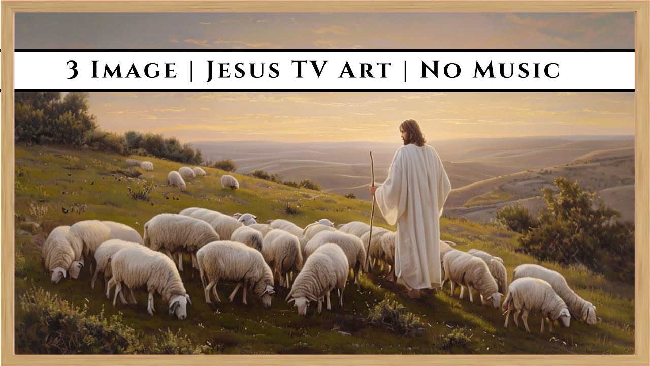 Jesus Good Shepherd 4K Frame TV Art | Looping Christian Screensaver Wallpaper | Jesus Paintings