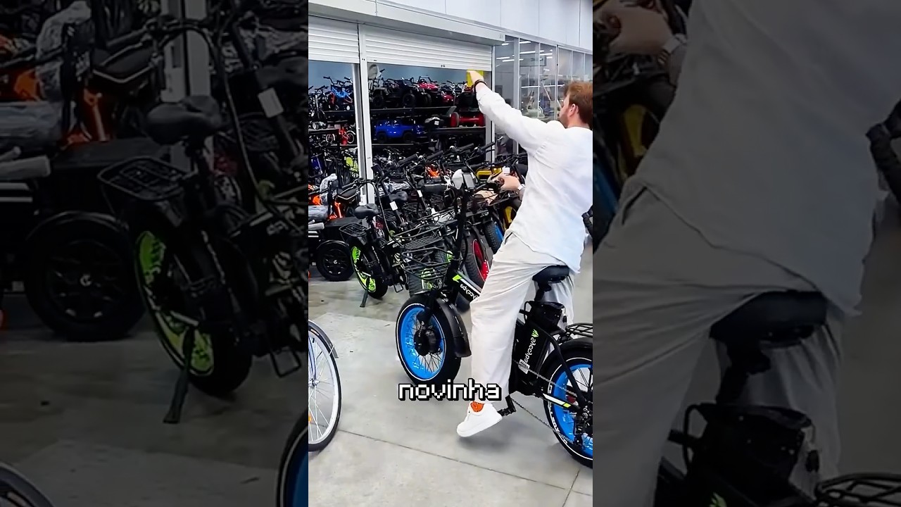 Ele TROCOU de BICICLETA de graça! #curiosidades #incrível