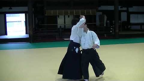 横面打ち自由技 2022年3月26日 合気道入江道場 Aikido Iriedojo Aikikai Kyoto