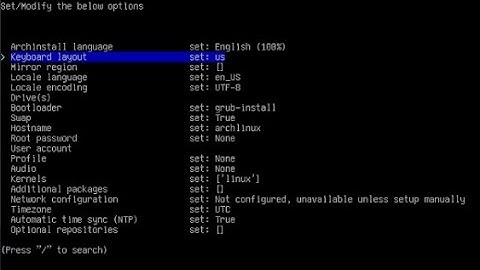 How to install Arch Linux in 2023 - archinstall?