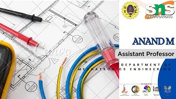 Case study | M.Anand, AP/MCT | Industrial Electronics and Automation | Mechatronics | SNSCT