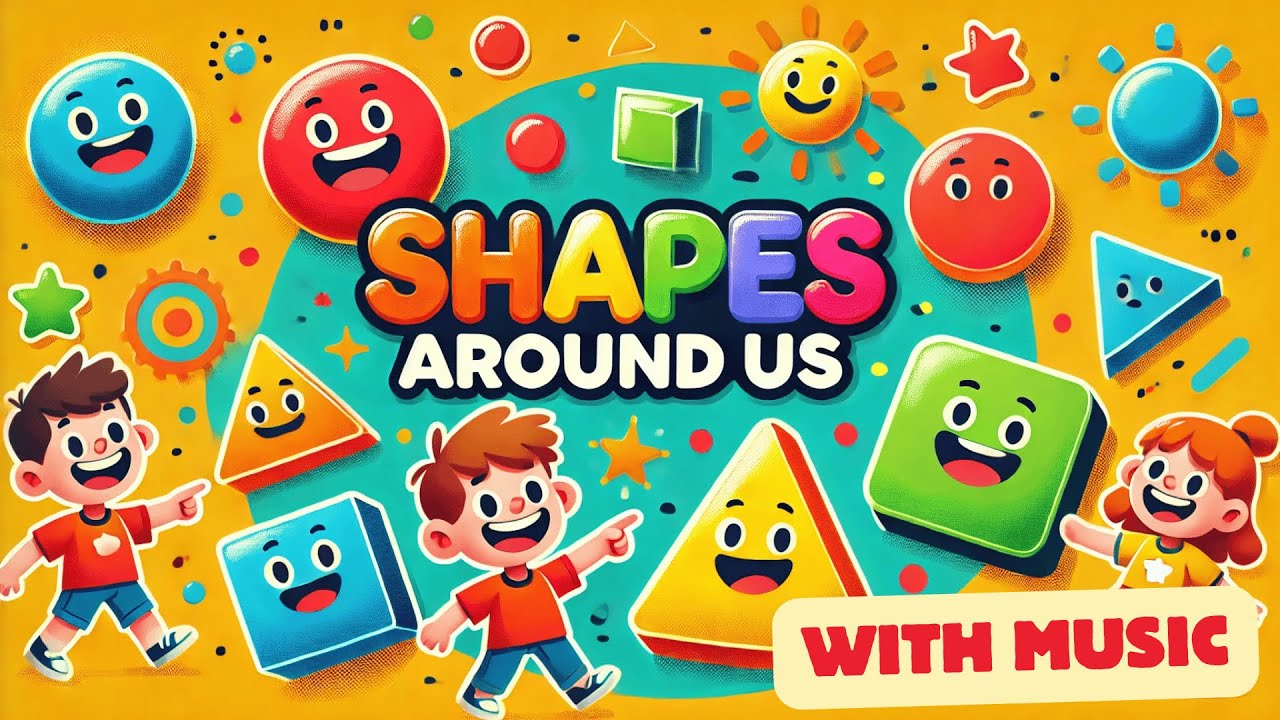 Shapes Around Us | Learn Shapes for Children | Fun Learning for ...