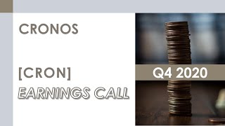 CRON stock Cronos Q4 2020 Earnings Call 21