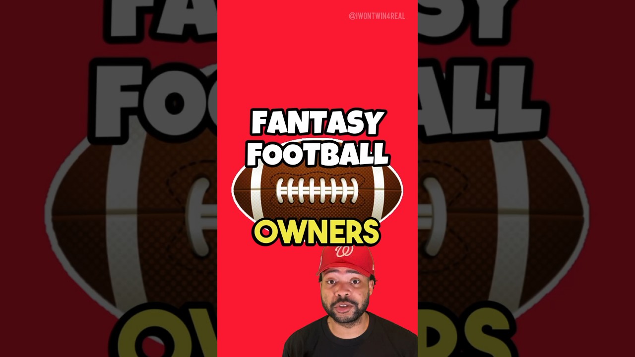 Types of Fantasy Football Owners 🏈