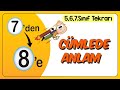 Cümlede Anlam | 7'den 8'e Kampı 2020