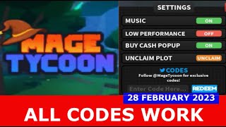 Roblox Mage Tycoon codes for free XP boosts & Gems (August 2023) - Charlie  INTEL