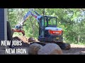 New Jobs & New Equipment | Bobcat E50 With CMP Rotator