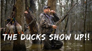 Duck Hunting The Day They Show Up!! | One Of Those Days!! | Into The Woods With Rusty Creasey