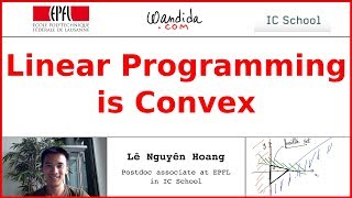 Linear Programming is Convex | Lê Nguyên Hoang