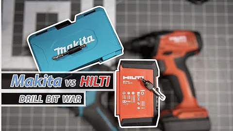 NEW!! Makita XPS driverl bits Vs HILTI driver bits