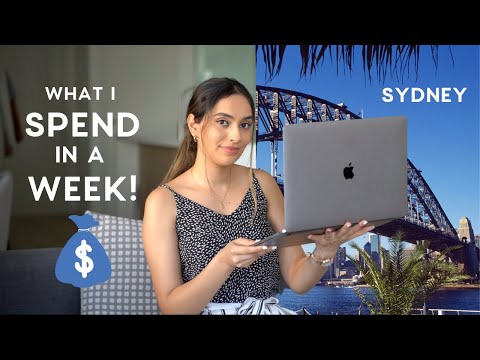 WHAT I SPEND IN A WEEK AS A 25 YEAR OLD LIVING ALONE IN SYDNEY AUSTRALIA | BUDGET | MONEY | FINANCES