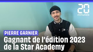 Star Academy : On a rencontré Pierre Garnier, le grand gagnant