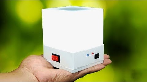 How To Make Rechargeable LED Emergency Light At Home