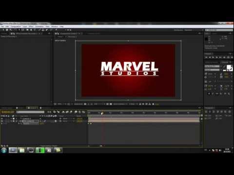 CZTUTORIAL – After Effects 046 –  Marvel Studios logo