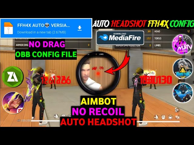 OB44⚙️Free Fire Auto Headshot Config File🌠 Macro Aimbot + No Recoil Regedit ‼️ Antiban VIP Script 👽🔥 class=