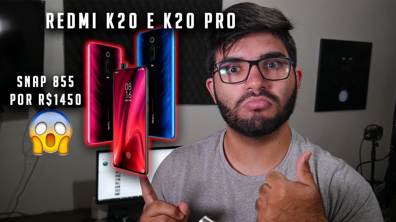 LANÇOU! Novo Redmi K20 e K20 Pro! SD 855+Amoled e com preços IMBATÍVEIS! Tudo sobre eles..