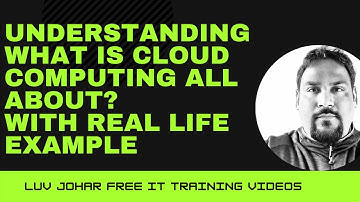 Understanding What is Cloud Computing all about? with real life example